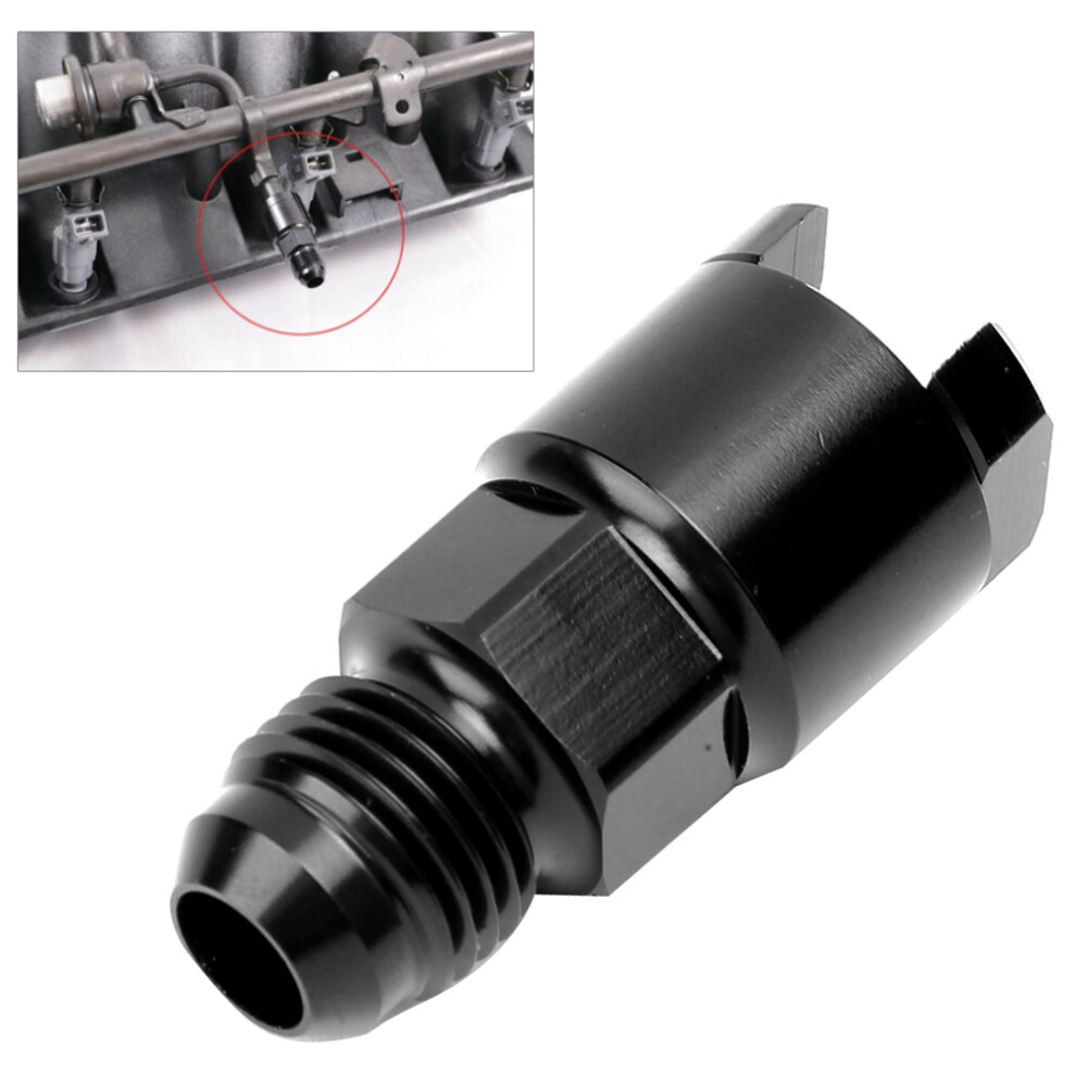 Fuel Rail Inlet Line Fitting Adapter Fit For Gm Lsx 3/8In 6An Lsx Ls Ls6 5.7 6.0 6.2 L Latemodel 6921324627879