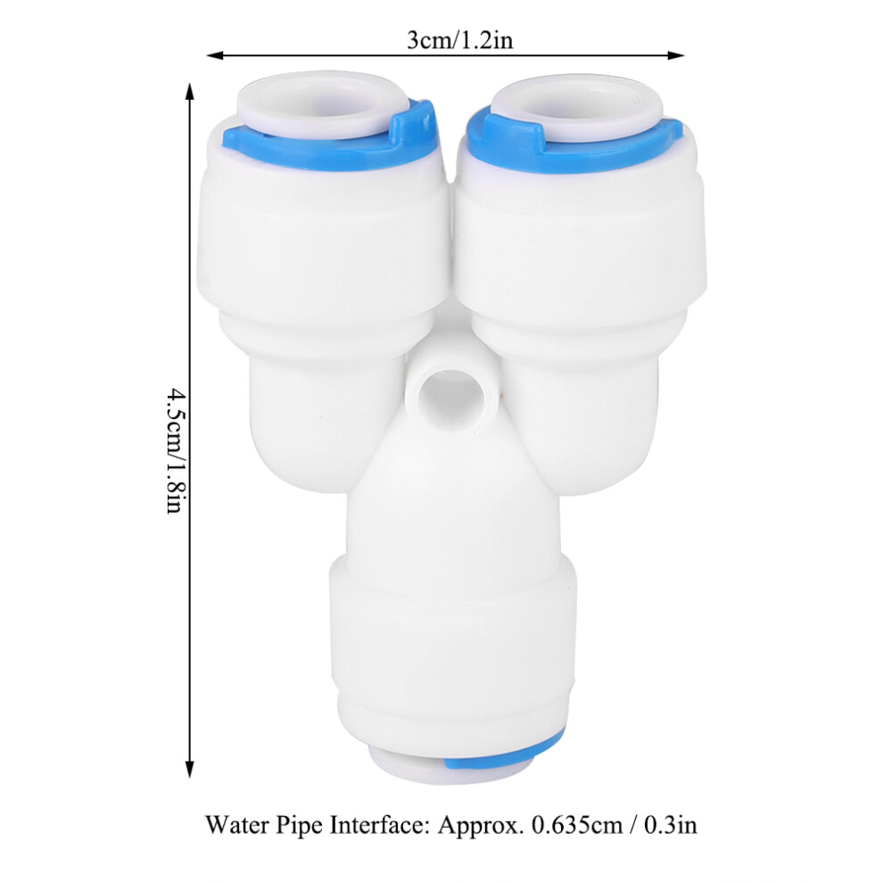 Pe Pipe Connector Joint For Water Purifier Pipe Fitting (702Y G1/4 Y Tee 5Pcs) 4031324628027