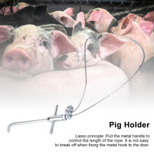 Stainless Steel Trap Pig Squeezer Holder Catcher Pig Livestock Snare Farming Equipment Durable