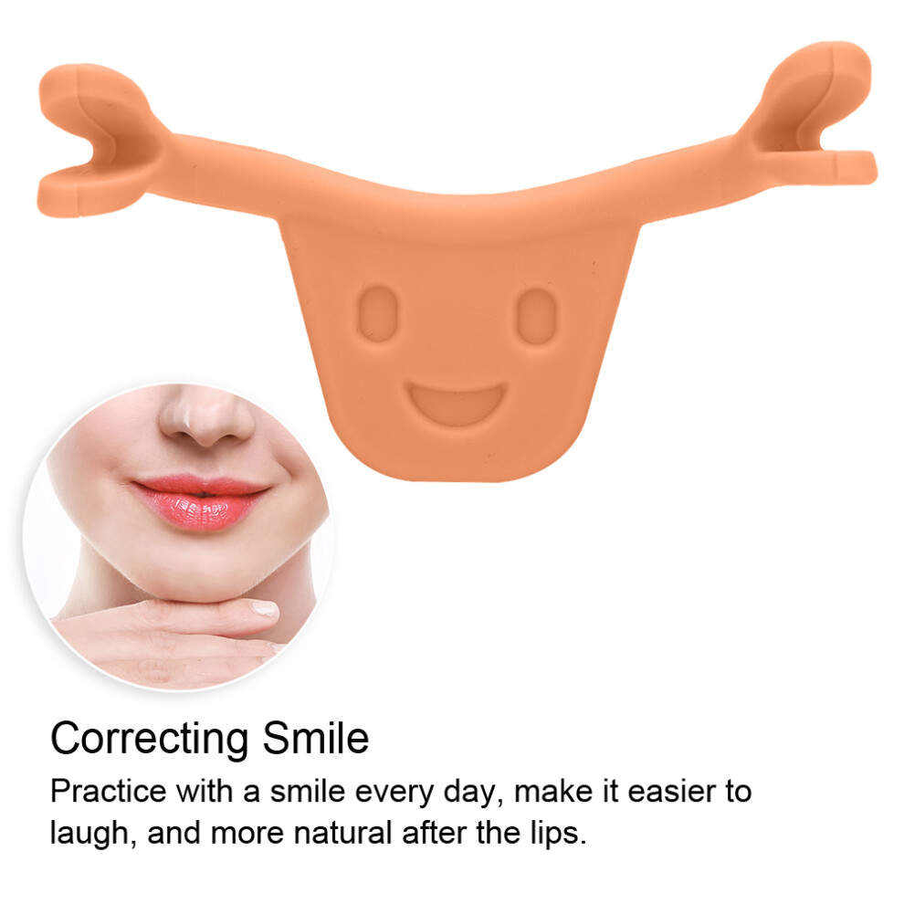 Orange Face Trainer Facial Smile Maker Trainer Forming Mouth Exerciser For Lip Tattoo (Orange)