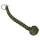 Security Protecting Round Umbrella Rope Key Ring Self Defense Ball Keychain(Green) 7