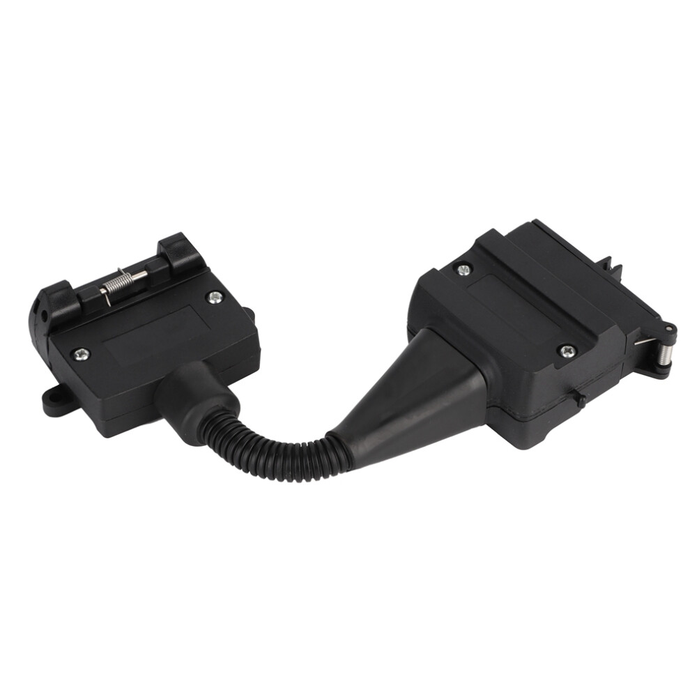 12 To 7 Pin Abs Standard Trailer Plug Truck Socket Wiring Connector Adapter 4971324628927