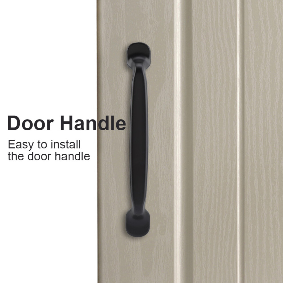 Sturdy Durable Black Door Handle For Cabinet Wardrobe Drawer Cupboard(2#) 8751324629003