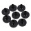 8 Pcs Plastic Black Drum Long Cymbal Sleeves Musical Instruments Accessory 2