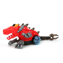S12xF Spray Elektrisches Dinosaurier-Spielzeug Rot mit Lichtern