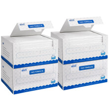 HOMEXCEL Ansigtshndklder 200 Count (4 sker) engangs makeupfjernerservietter Super blde biologisk nedbrydelige tr ansigtshndklder til ansig