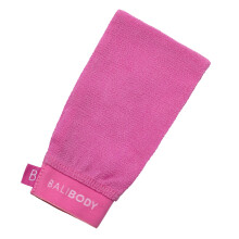 Bali Body Pink Exfoliating Mitt | Self Tan Remover for Fake Tan | Reusable Double-Sided Tanning Eraser | Gentle Exfoliator to Remove Self Tanner