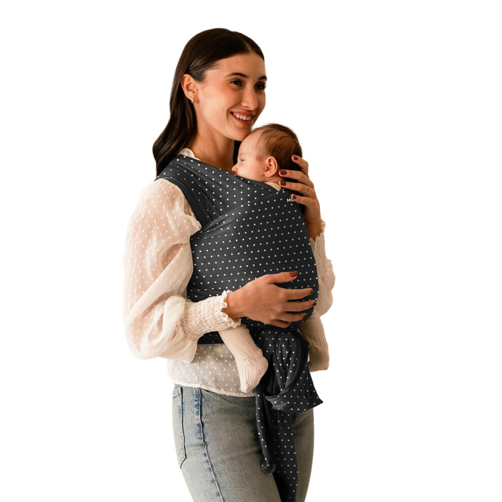 Moby Baby Wrap Carrier Classic For Newborns To Toddlers (8-33Lbs) Infant Sling Carrier Lightweight & Hands Free Design Adjustable For All Body