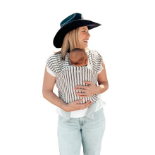Moby Baby Wrap Carrier Classic para recin nacidos a nios pequeos (8-33lbs) portador de honda infantil Ligero y manos Free Diseo ajustable para to