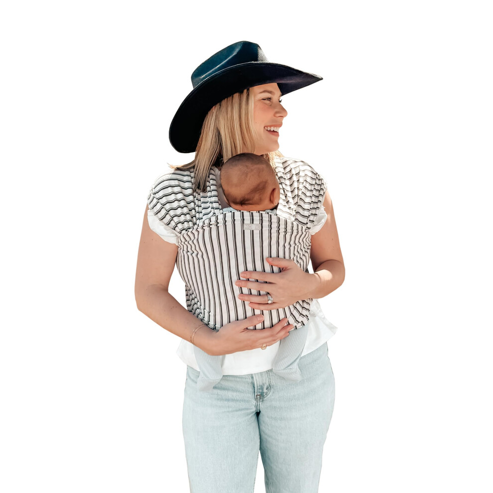 Moby Baby Wrap Carrier Classic For Newborns To Toddlers (8-33Lbs) Infant Sling Carrier Lightweight & Hands Free Design Adjustable For All Body