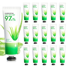 Fusang 16 Stck Mini-Aloe-Vera-Gel fr Gesicht und Krper, leichte feuchtigkeitsspendende Aloe-Vera-Lotion in Reisegre, Bulk-Hautpflege, feuchtigke