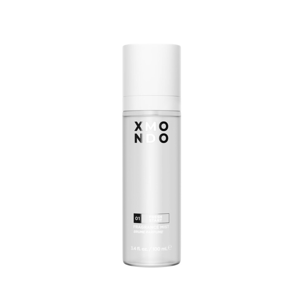 Xmondo 01 Fresh Start Fragrance Mist - Lightweight Hair & Body Perfume Mist With Hyalurionic Acid & Squalane Fresh Clean Scent 3.4 Fl Oz / 100 Ml