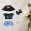 Conjunto de roupas de boneca de 17 cm Conjunto de 5 peas de roupa casual para boneca de 6,7 polegadas Terno de vestido de moda Chapu Acessrios 2