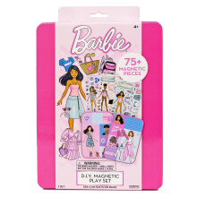 Barbie D.I.Y. Magnetisches Spielset, 75-teilig, 3 Magnetpuppen, Kunsthandwerk fr Kinder im Alter von 48 Jahren, 4-jhrige Mdchen, Geburtstagsgesch