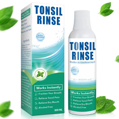Tonsil Spülung - Entferner von Tonsilstein Mundwasser