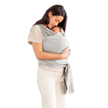 Moby Baby Wrap Carrier Classic de Petunia Pickle Bottom para recin nacidos a nios pequeos (8-33lbs) Carrier de eslinga infantil Ligero y manos Lib