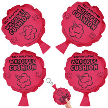 4E's nieuwigheid 4-pack grote zelfopblazende whoopee-kussens 7-inch whoopie-kussen Gebruikt voor grapkussen speelgoed voor kinderen en volwassene
