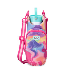 Swig Life Water Bottle Sling Bag Water Bottle Holder with Adjustable Strap Bottles Carrier Bag with Zippered Phone Pocket Holds 36oz Bottles