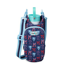 Swig Life Water Bottle Sling Bag Water Bottle Holder with Adjustable Strap Bottles Carrier Bag with Zippered Phone Pocket Holds 36oz Bottles