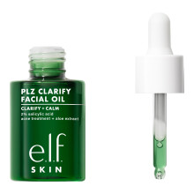 e.l.f. SKIN PLZ Clarify Facial Oil Face Oil For Treating & Preventing Acne Helps Calm Redness Made with Salicylic Acid Vegan & Cruelty-Free 1 oz