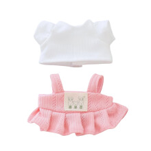 Tj til dukker Tilbehr (ingen dukke) Kawaii skjorte nederdel outfit st 2 stykker til 15 cm 17 cm dukkedragt Stilfuldt pkldning dukketj st e