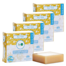 360Feel Bay-Rum-Seife Handgefertigtes Kastilien-Seifenstck mit wrzigem Duft Handgefertigt mit therischem Bay-Rum-l fr Mnner Ein Geschenk