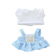 Klder fr dockor Tillbehr (ingen docka) Kawaii Skjorta Kjol Outfit Set 2 delar fr 15cm 17cm Dockdrkt Snygg Dress Up Docka Klder Set Ersttni