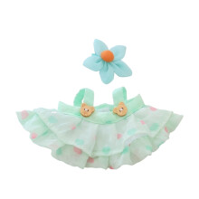 Klder fr dockor Tillbehr (ingen docka) Kawaii Kjol Outfit Set 2 delar fr 15cm 17cm Dockdrkt Snygg Dress Up Blomma Docka Klder Set Ersttnin
