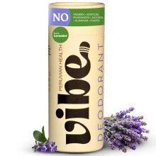 Vibe Aluminiumfreies, natrliches Deodorant fr Frauen und Mnner  Langanhaltende Geruchskontrolle mit Bio-Kokosl und Bienenwachs fr empfindliche