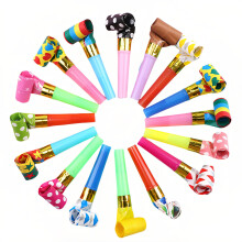 30er-Pack bunte Party-Geruschmacher Squawker-Hrner fr Geburtstag, Hochzeit, Neujahr, Abschlussfeier lustige kreative Spielzeugpfeifen mit auto