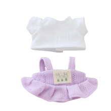 Tj til dukker Tilbehr (ingen dukke) Kawaii skjorte nederdel outfit st 2 stykker til 15 cm 17 cm dukkedragt Stilfuldt pkldning dukketj st e