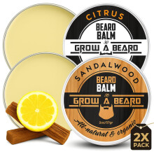 Balzm na vousy pro mue 2oz santalov drevo a 2oz citrusov vune s jojobovm olejem a bambuckm mslem stylingov krm pro mue Hydratacn a zmekcuj