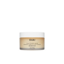 OUAI Scalp & Body Scrub Travel Size, Melrose Place - Exfoliating Body Scrub with Sugar & Coconut Oil Blend for Smooth, Moisturized Skin - Gentle for R