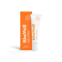 RiseWell Mineral Toothpaste - Helt naturlig tandkrm med Hydroxyapatite - Tillverkad i USA utan tillsatt fluor SLS-fri - fr starkare och friskar