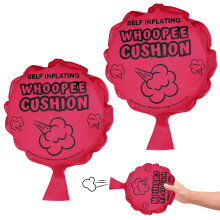 4E's nieuwigheid 2-pack grote whoopee-kussens 7-inch zelfopblazend whoopie-kussen voor kinderen en volwassenen Duurzaam whoopee-kussenspeelgoed R