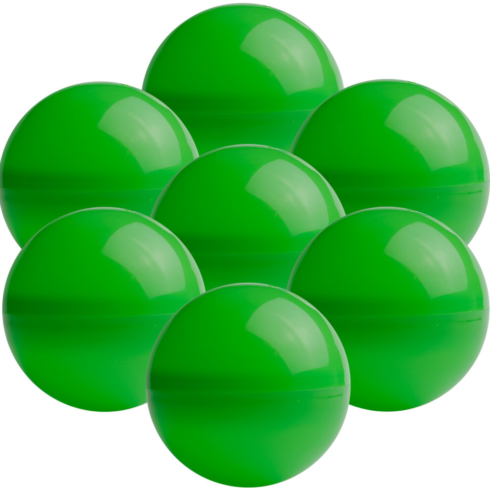Automatenkapseln 3 Zoll Groe Grne Leere Plastikkapseln 14 Stck Spielzeugkapseln Grne Runde Groe Ostereier Badebombenformen Partyge-image