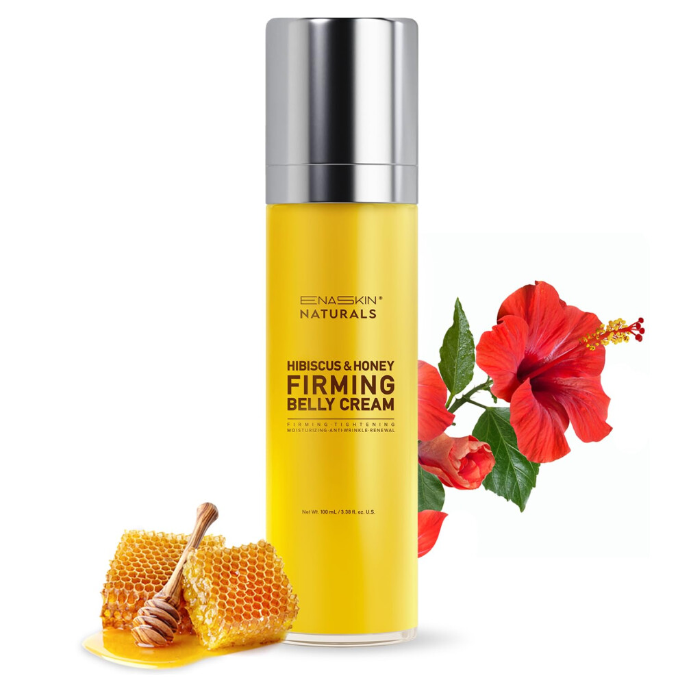 Enaskin Naturals Straffende Creme Fr Den Bauch Und Die Haut Cellulite-Lotion Mit Hibiskus Und Honig Fr Bauch, Oberschenkel Und Po Feuchtig-image