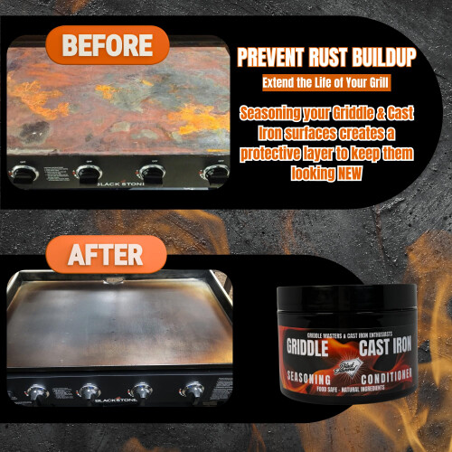 Black Diamond Stoneworks Griddle Seasoning & Cast Iron Conditioner (8 oz) 2