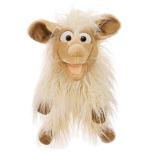 Living Puppets 18-Inch Plush White Lamb Hand Puppet - Fine European Design  Ultra-Soft and Cuddly  Promotes Child Development  Safety Certified