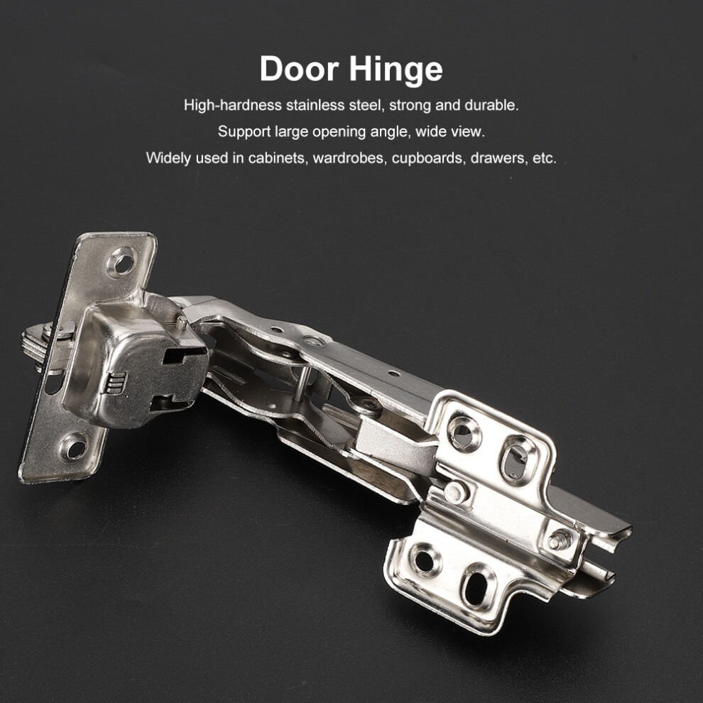 3Pcs Stainless Steel Door Hinge For Cabinet Cupboard Closet Furniture Hardware Fittings 9461324633021