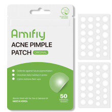 Amifiy Puistjespleisters met Hydrocollod en Tea Tree - Onzichtbare acnestickers voor gezicht Olie-absorberende Zit Dots Veganistische en dierpro
