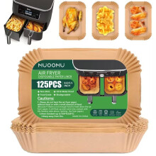 Vzduchov fritzy Jednorzov paprov vloky pro Ninja Dual Airfryer Prsluenstv Neprilnav pergamen obdlnkov pro pecic olej Vodotesn pro mik