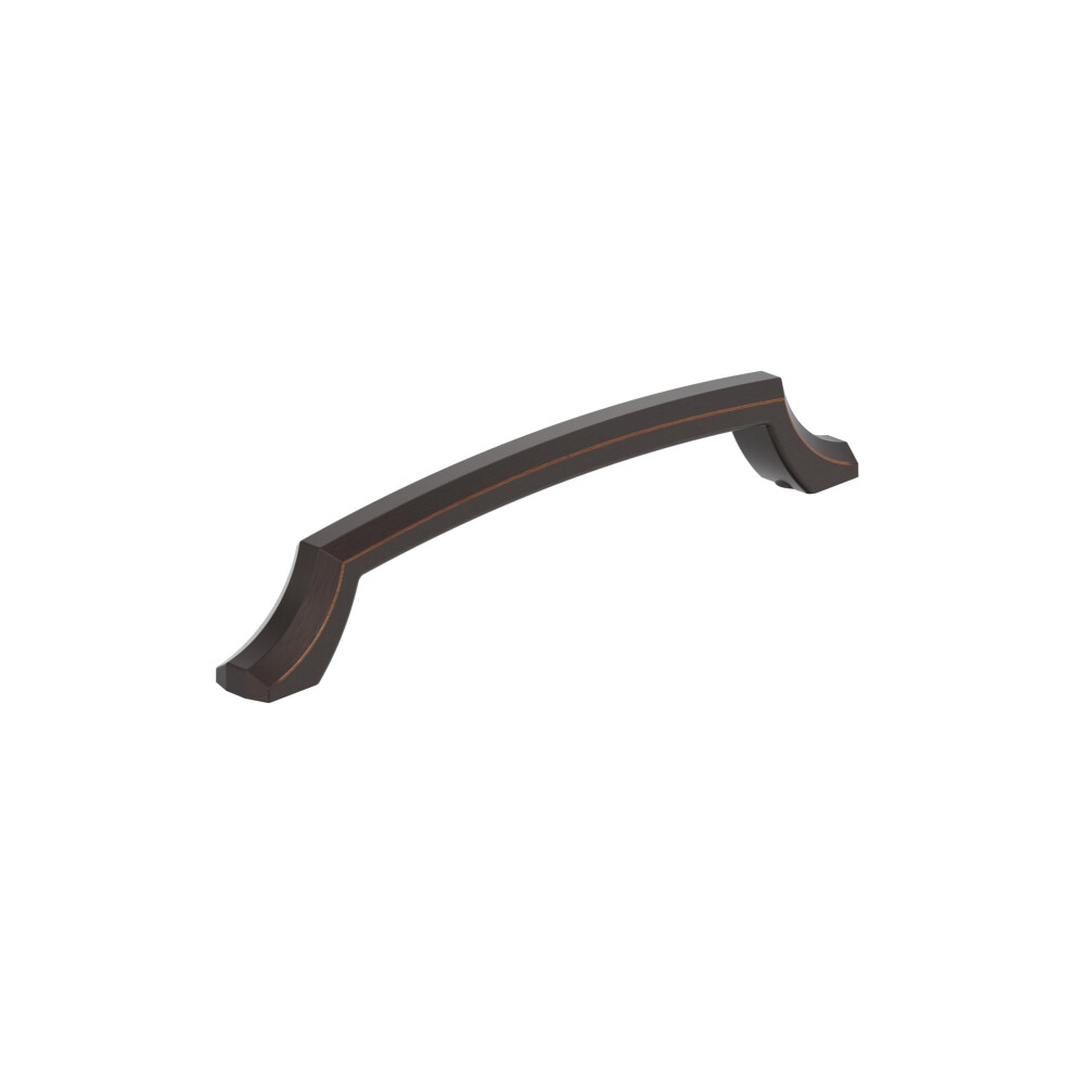 Amerock Bellamy 6-5/16 inch (160mm) Center-to-Center Oil-Rubbed Bronze Cabinet Pull  BP36690ORB-image-OPC-PHWWK2X-NEW