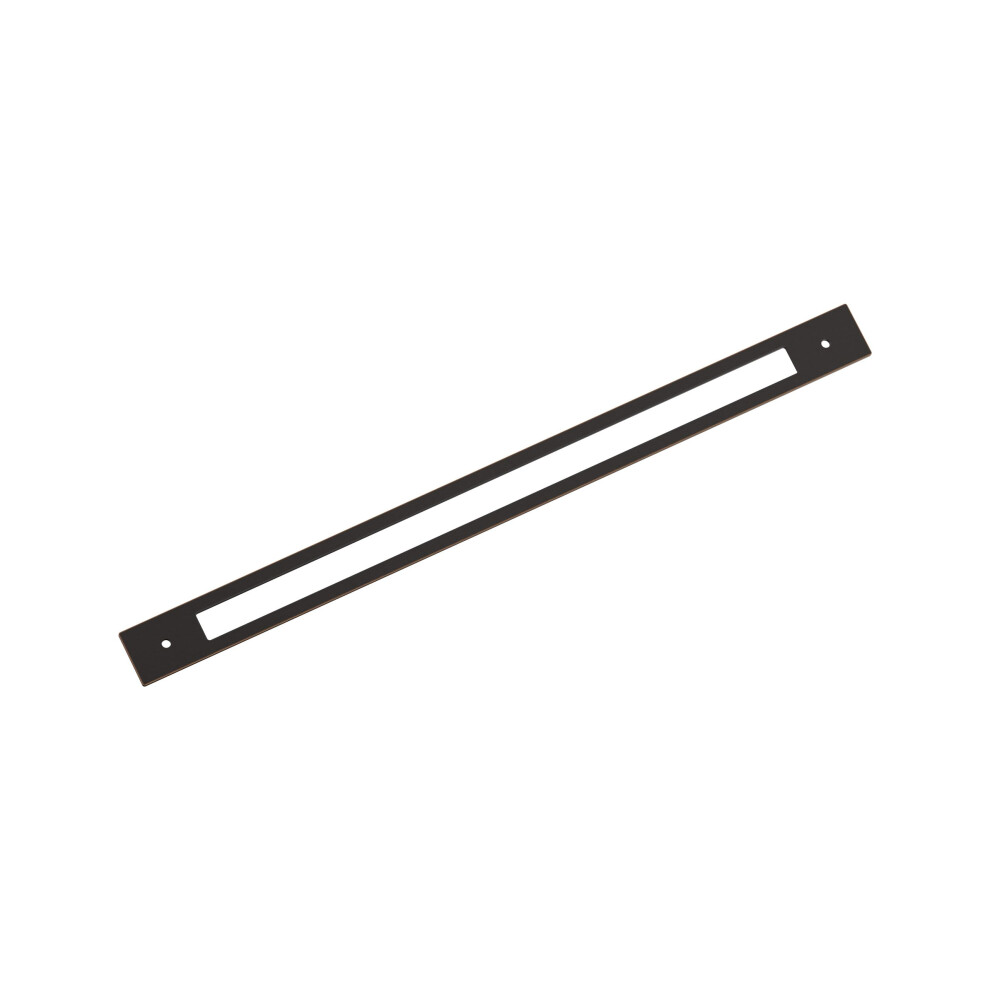 Photos - Furniture Hardware Amerock Medora 18 inch  Center-to-Center Rectangle Oil-Rubbed Bronze Cabinet Pull Backplate BP37790ORB BP37790ORB(457mm)