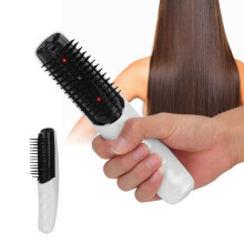 Portabler elektrischer Massagekamm – Haarwachstum, 2xAA