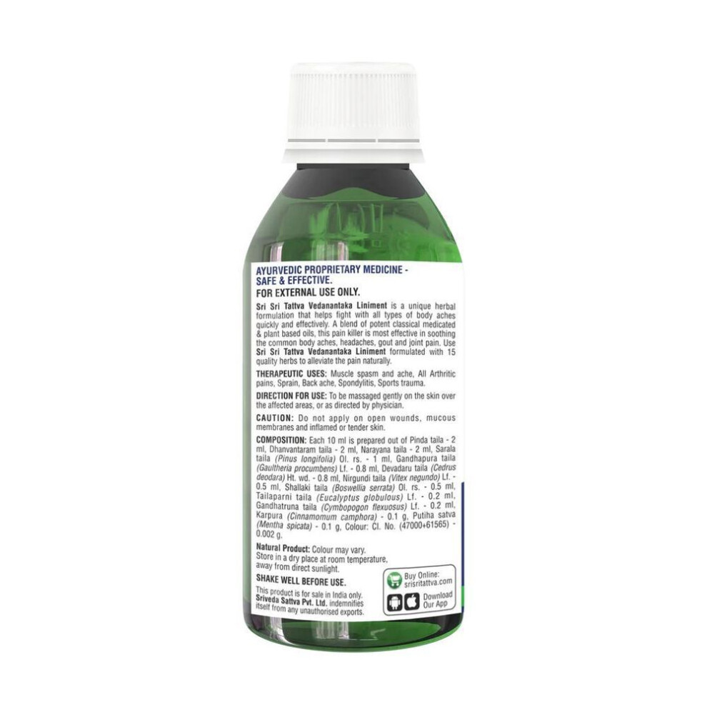 Vedanantaka Liniment - Pain Reliever, 60 Ml