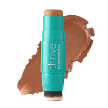 Thrive Causemetics Triple Threat Color Stick: kremowy bronzer i sztyft do konturowania z witamina E olejkiem z wiesiolka wodoodporny, odporny na