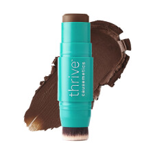 Thrive Causemetics Triple Threat Color Stick: kremowy bronzer i sztyft do konturowania z witamina E olejkiem z wiesiolka wodoodporny, odporny na