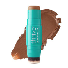 Thrive Causemetics Triple Threat Color Stick: kremowy bronzer i sztyft do konturowania z witamina E olejkiem z wiesiolka wodoodporny, odporny na