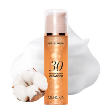 MENOKIN Cotton Cloud Bubble Cleanser [Tglicher Komfort] Betain fr dauerhafte Feuchtigkeitsversorgung Niedriger pH-Wert fr empfindliche Haut Nicht